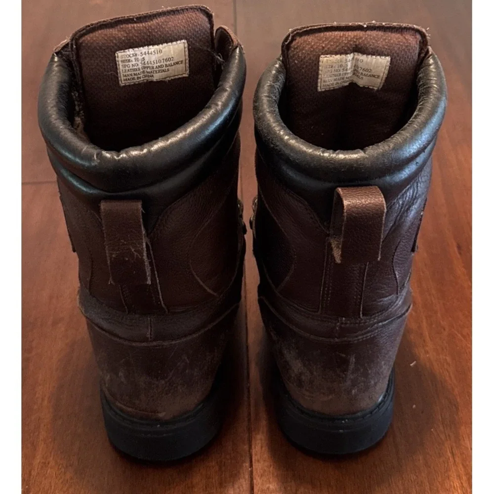 Guide Gear Men's 10.5 Brown Leather Waterproof Insulated Hunting Work Boots